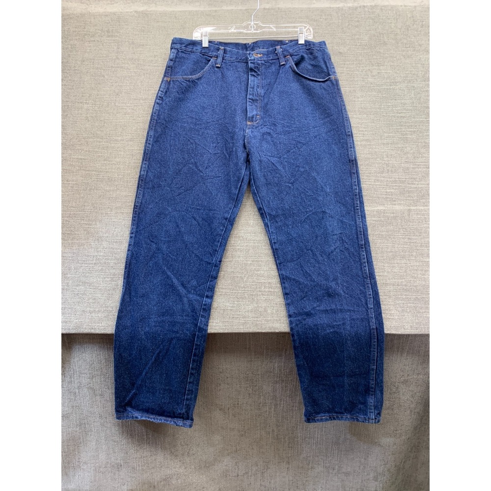 Rustler Jeans Mens 38x32 Blue‎ Denim Streetwear All Day Comfort Straight Leg